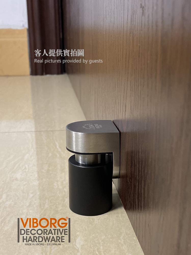 VIBORG Deluxe Solid Sus304 Stainless Steel Casting Powerful Floor Mount Mounted Magnetic Pop Up Doorstop Door Stopper Door Stop Door Catch RS-39A - Image 2